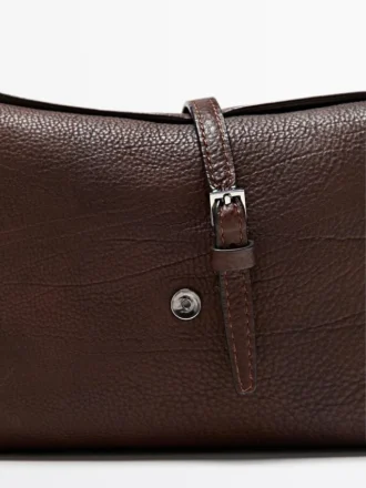 Trousse de toilette de voyage en cuir nappa