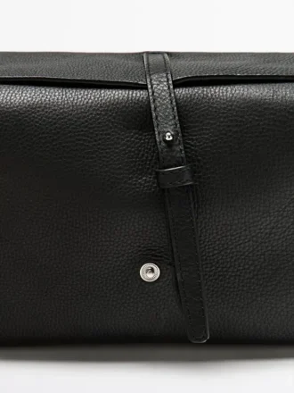 Trousse de toilette en cuir nappa