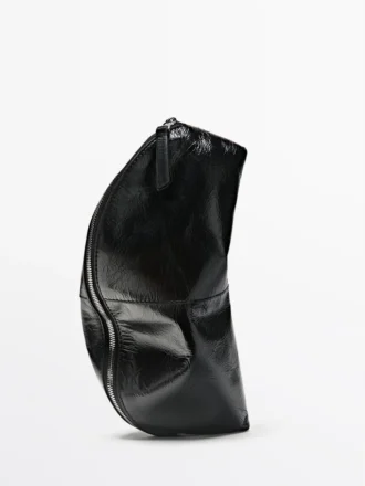 Trousse de toilette en cuir nappa