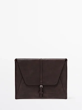 Étui pour iPad en cuir nappa