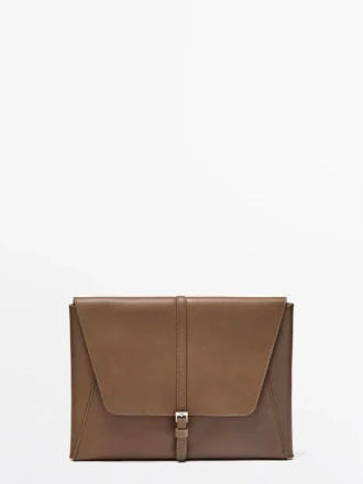 Étui pour iPad en cuir nappa