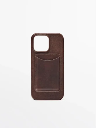 Étui pour iPhone 16 Pro Max en cuir Nappa
