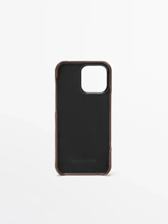 Étui pour iPhone 16 Pro Max en cuir Nappa