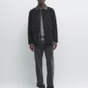 Veste avec poches en daim Veste avec poches en daim