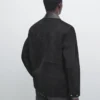Veste avec poches en daim Veste avec poches en daim