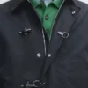 Veste à boutons-pression en mélange de coton Veste à boutons-pression en mélange de coton