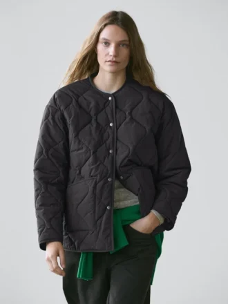 Veste cape matelassée