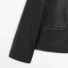 Veste courte en cuir nappa Veste courte en cuir nappa