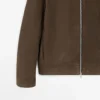 Veste courte en cuir suédé Veste courte en cuir suédé