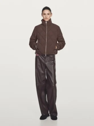 Veste courte en duvet hydrofuge