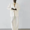 Veste de costume en lin