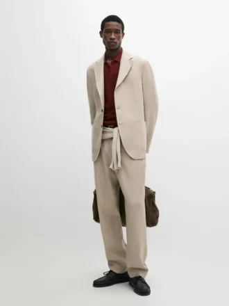 Veste de costume en lin
