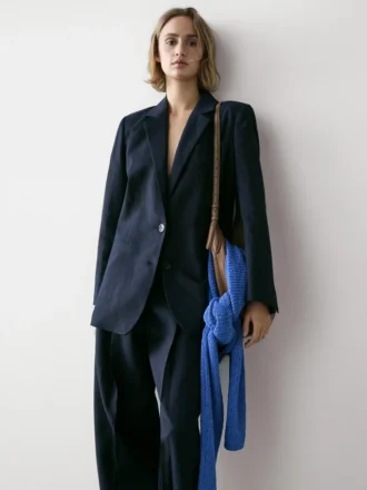 Veste de costume en lin