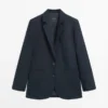 Veste de costume en lin