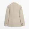 Veste de costume en lin Veste de costume en lin