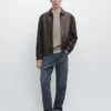 Veste en cuir de mouton nappa Veste en cuir de mouton nappa