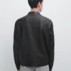 Veste en cuir de mouton nappa Veste en cuir de mouton nappa