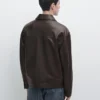 Veste en cuir de mouton nappa Veste en cuir de mouton nappa