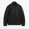Veste en cuir de mouton nappa Veste en cuir de mouton nappa