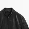 Veste en cuir de mouton nappa Veste en cuir de mouton nappa