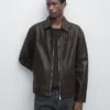 Veste en cuir nappa Veste en cuir nappa