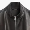 Veste en cuir nappa effet vieilli Veste en cuir nappa effet vieilli