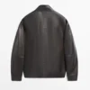 Veste en cuir nappa effet vieilli Veste en cuir nappa effet vieilli
