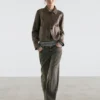 Veste en cuir suédé Veste en cuir suédé