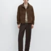Veste en cuir suédé Veste en cuir suédé