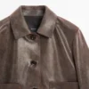 Veste en cuir suédé Veste en cuir suédé