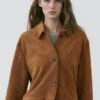 Veste en cuir suédé Veste en cuir suédé