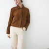 Veste en cuir suédé Veste en cuir suédé