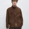 Veste en cuir suédé Veste en cuir suédé