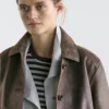Veste en cuir suédé Veste en cuir suédé