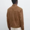 Veste en cuir suédé Veste en cuir suédé
