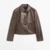 Veste en cuir suédé Veste en cuir suédé