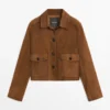 Veste en cuir suédé Veste en cuir suédé