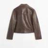 Veste en cuir suédé Veste en cuir suédé