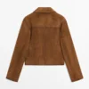 Veste en cuir suédé Veste en cuir suédé