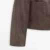Veste en cuir suédé Veste en cuir suédé