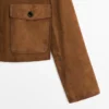Veste en cuir suédé Veste en cuir suédé