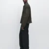Veste en cuir suédé avec poches Veste en cuir suédé avec poches