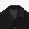 Veste en cuir suédé avec poches Veste en cuir suédé avec poches