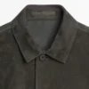 Veste en cuir suédé avec poches Veste en cuir suédé avec poches
