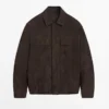 Veste en cuir suédé avec poches Veste en cuir suédé avec poches