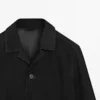 Veste en cuir suédé avec poches Veste en cuir suédé avec poches