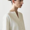 Veste en lin avec boutons