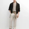 Veste réversible en lin
