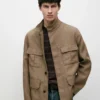 Veste safari 100 % lin